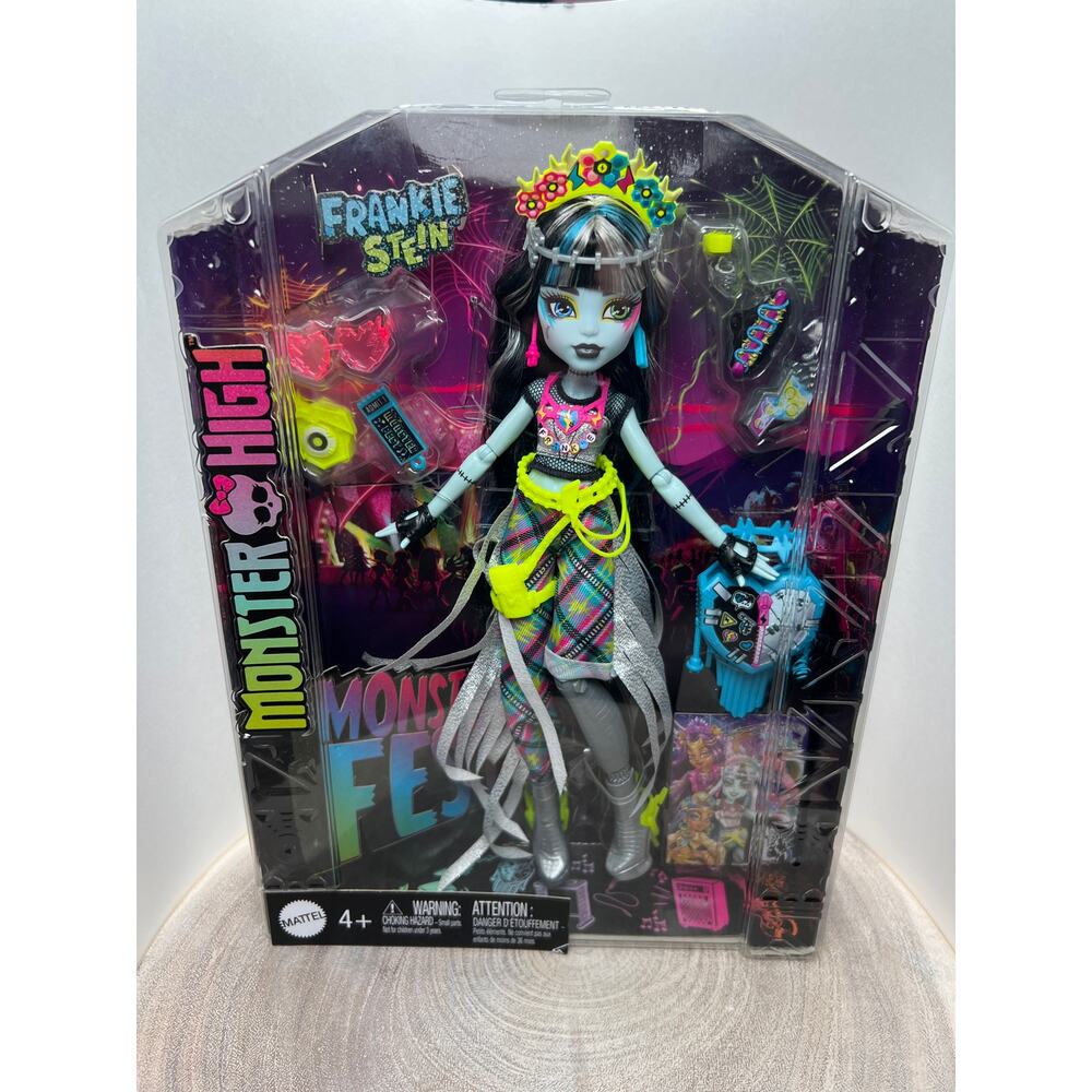 Monster High Fest Frankie Stein Fashion Doll with Accessories 12.5"